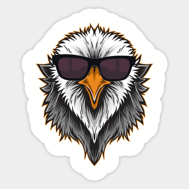 Eagle Mascot Sticker by Strike Eagle